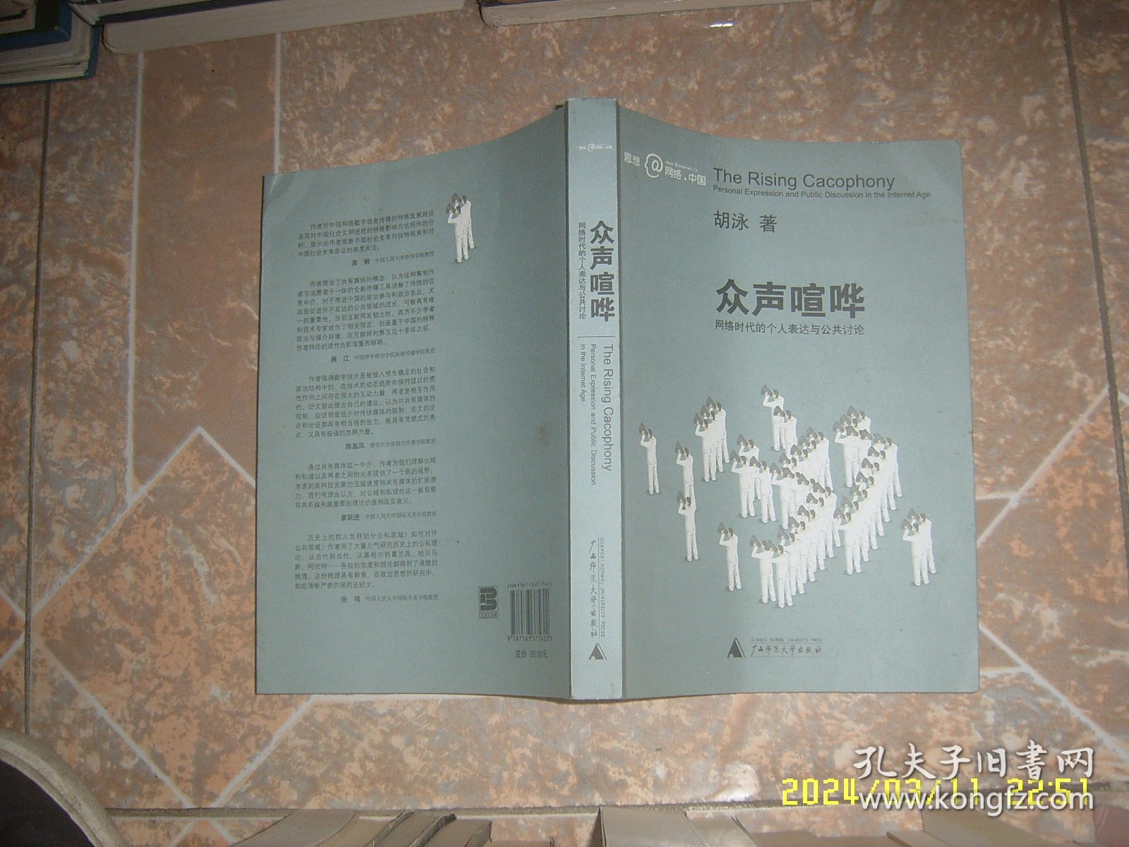 众声喧哗 网络时代的个人表达与公共讨论 胡泳 著