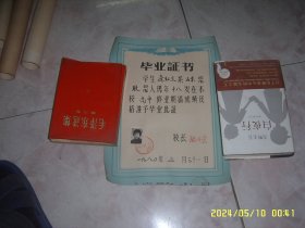 1980年高中毕业证书