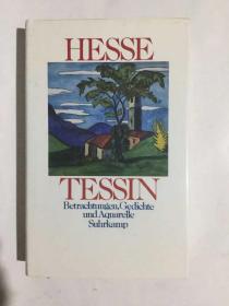 德文原版  Tessin. Betrachtungen, Gedichte und Aquarelle
