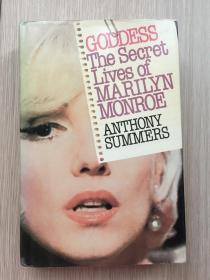 英文 原版 现货 实物 拍摄 Goddess the secret lives of Marilyn Monroe【女神：玛丽莲.梦露的秘密生活，安东尼.萨默斯 精装本】1985年