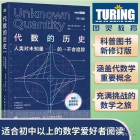 代数的历史 人类对未知量的不舍追踪 修订版 代数学历史虚实探 代数学科普读物 美国数学学会推荐读物 线性代数