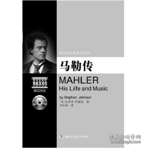 正版书籍马勒传（附2CD光盘）欧洲音乐家传记系列湖南文艺