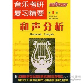 正版书籍和声分析：姜之国9787540442934湖南文艺音乐考研复习精要