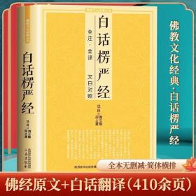 白话楞严经 全注全译文白对照 fo教十三经大fo顶首楞严经简体原文加注释译文禅修经文讲义fo经fo学入门初学者推荐fo教文化经典书籍