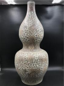 一口价古董大明万历年制麒麟葫芦瓶老瓷器花瓶摆件买家自鉴特价