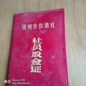 社员股金证