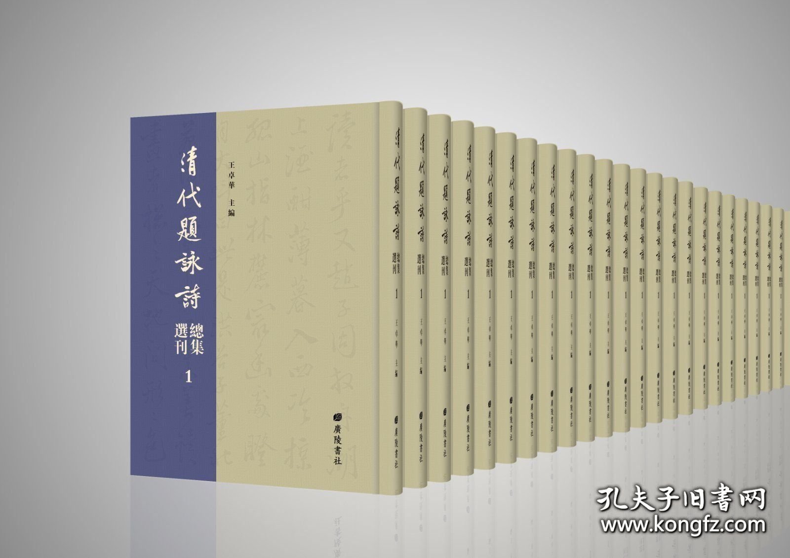 【全新正版】清代题咏诗总集选刊（全16册）