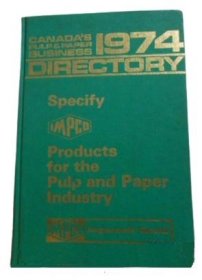 PULP PAPER DIRECTORY OF CANADA 1974