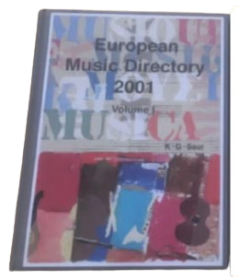 European Music Directory 2001 vol.l