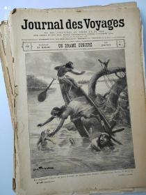 1900年-1901年36期（周刊）法国原版老画报《Journal des Voyages》