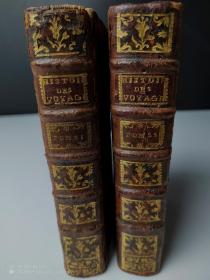 《Histoire générale des voyages》【旅游通史】【中国之行】，1749年Abbé Prévost 所著关于大清的著作，乾隆十四年的大清版图。难得古籍资料！