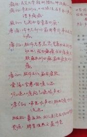 中医内科学讲义（中医学院试用教材重订本）1965年老版本。内有中药药方。请看好描述。中医箱