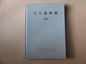 江川县年鉴，2000，精装16开，品如图