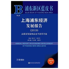 上海浦东经济发展报告2019高质量发展和高水平改革开放（2019版）/浦东新区蓝皮书