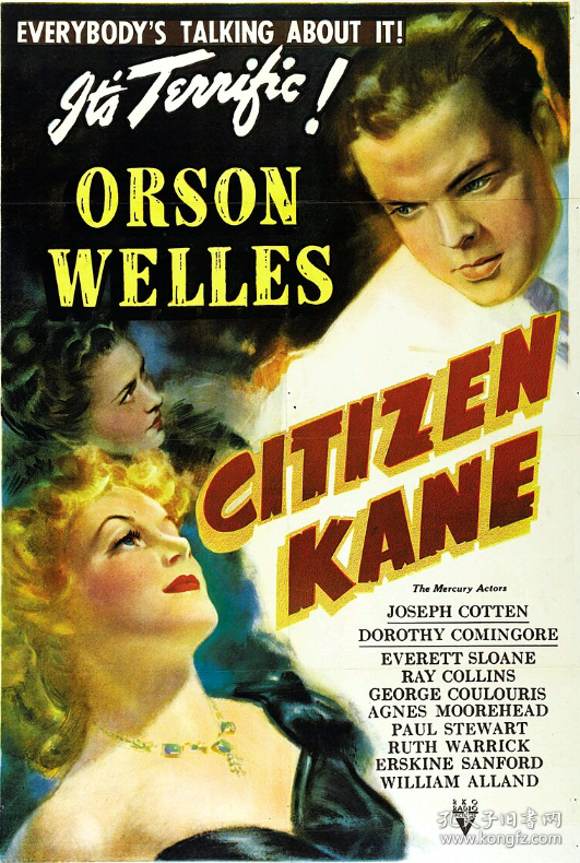1941年  公民凯恩 Citizen Kane 奥斯卡获奖影片 16mm电影胶片