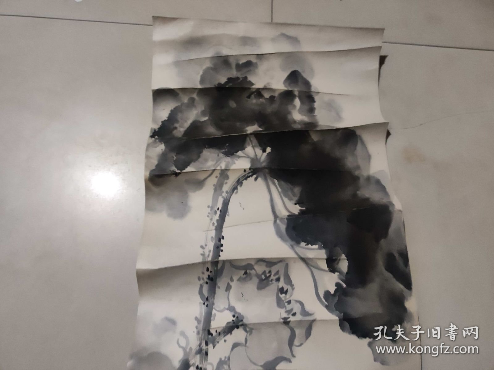 著名画家石墨国画作品【MRZH006】