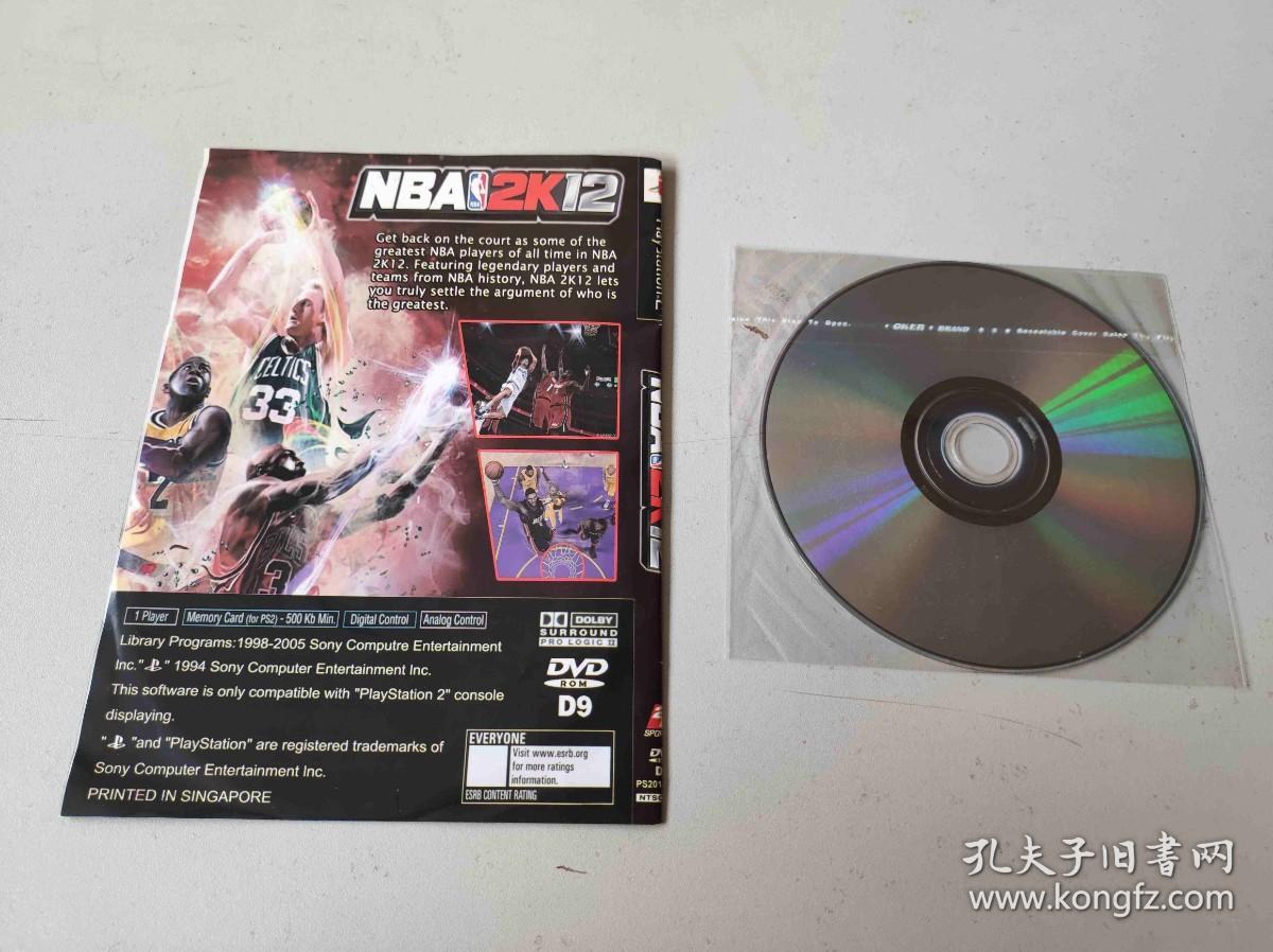 NBA2K12 (碟009）