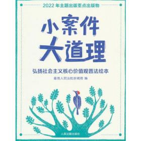 小案件大道理弘扬社会主义核心价值观普法绘本