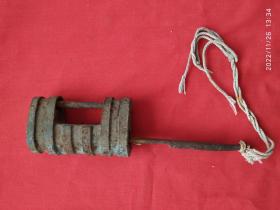 清代时期老物件，老铁锁