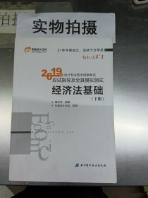 会计专业技术资格考试应试指导及全真模拟测试 经济法基础 2019(2册) 