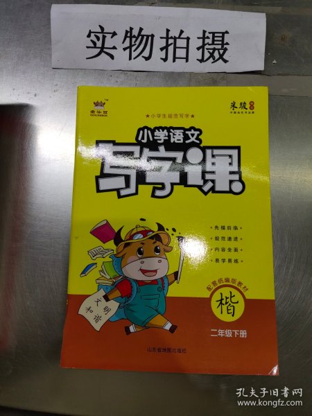 21春金牛耳小学语文写字课字帖练字2年级下人教统编