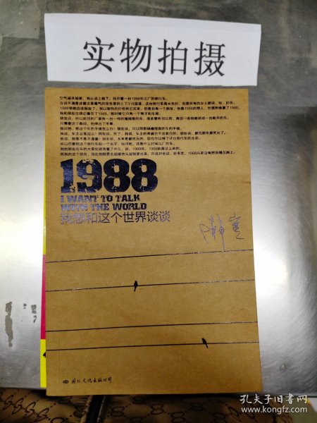 1988：我想和这个世界谈谈