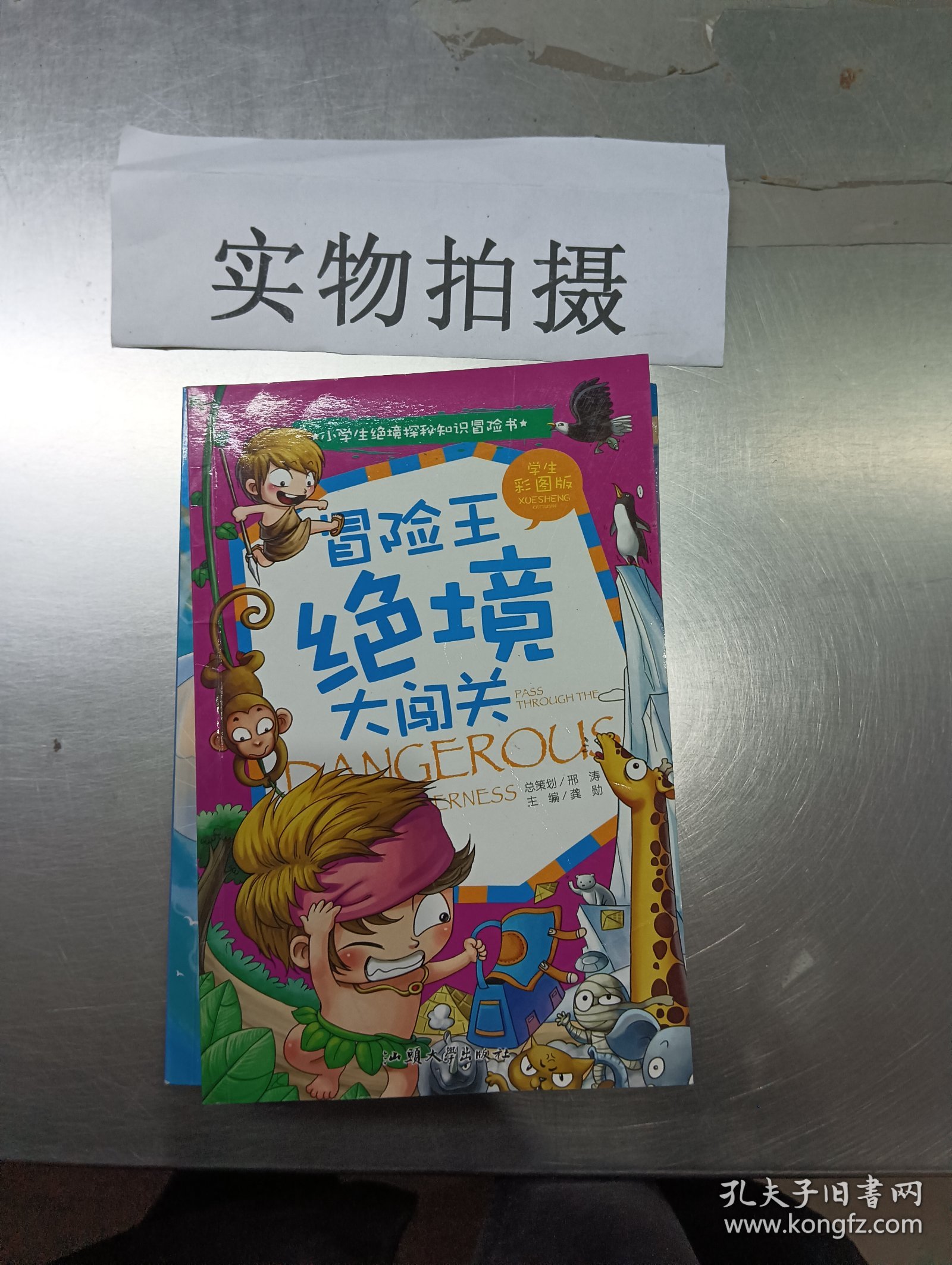 小学生绝境探秘知识冒险书 冒险王绝境大闯关 学生彩图版【书脊受损】