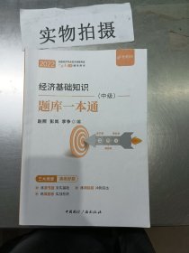 2021中级经济师教材经济基础知识 配套同步训练一本通（中级）可搭中国人事出版社教材使用