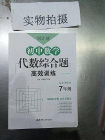 周计划：初中数学代数综合题高效训练（7年级）