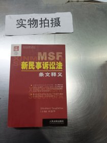 新民事诉讼法条文释义