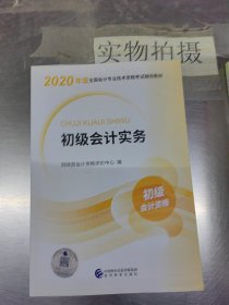 初级会计职称考试教材2020 2020年初级会计专业技术资格考试 初级会计实务