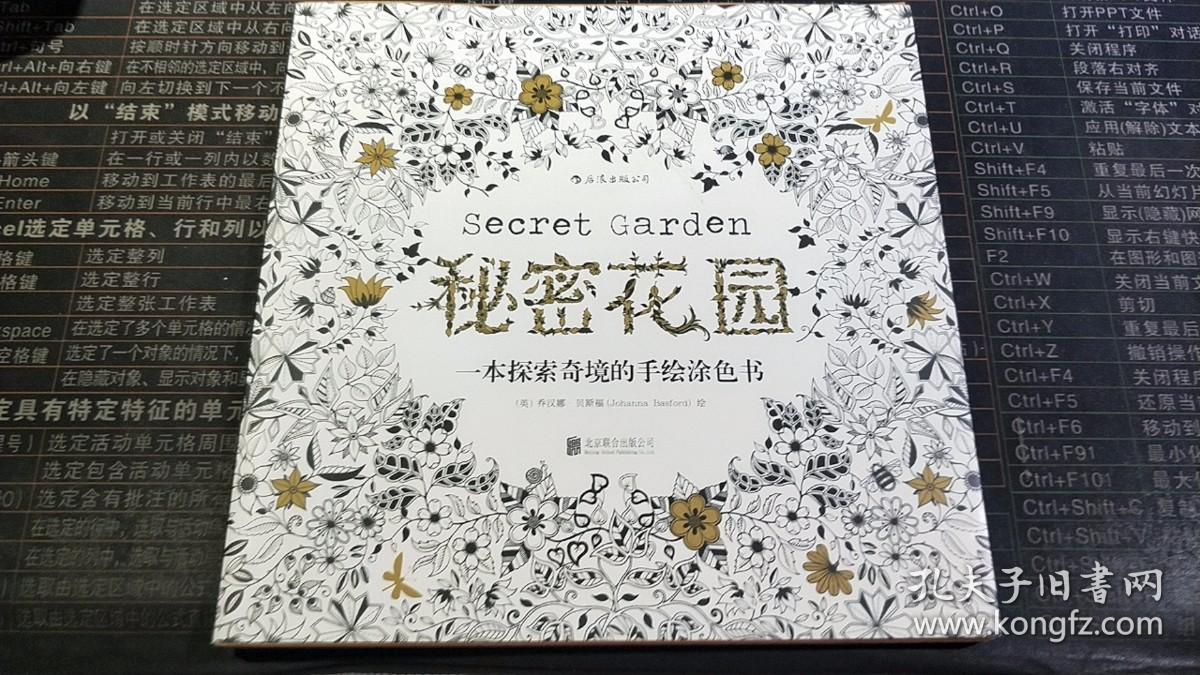 秘密花园：一本探索奇境的手绘涂色书