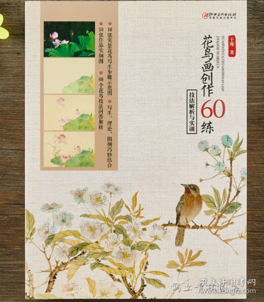 花鸟画创作60练：技法解析与实训