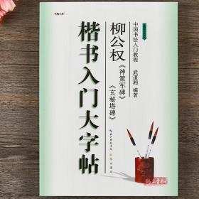 楷书入门大字帖·柳公权《神策军碑》《玄秘塔碑》