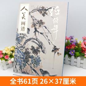 【赠教学视频】人美画谱 任伯年花鸟 高清大开本 国画山水花鸟画入门 国画临摹底稿范本中国画技法任伯年全集写意花鸟画集画册国画