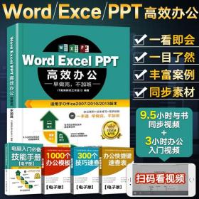 Word Excel PPT高效办公  早做完，不加班（全彩视频讲解版）