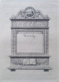 “美国藏书票黄金时期五大家”— 史密斯（Sidney L. Smith）铜版藏书票 1917怀旧作品 手工水印纸