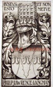 “英国维多利亚时期藏书票大师”—伊夫（George W. Eve）铜版藏书票 怀旧作品