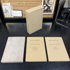 稀少 Paul Gauguin 高更素描本复制品 1962年限量1000