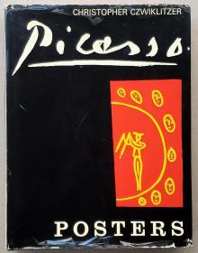 Picasso Posters Book 毕加索海报画集 1971年 开本约 26*34厘米 365P 图版采用后粘贴工艺 原版