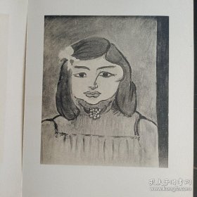 特稀少 MATISSE 马蒂斯肖像画作品集 1954年出版 限量2850 内含一张原作石版画