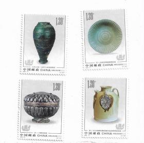《丝绸之路文物（二）》特种邮票1套4枚
