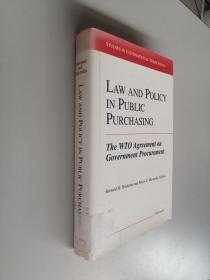 LAW AND POLICY IN PUBLIC PURCHASING