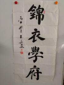 王长森书法（锦衣学府）50*99CM