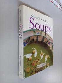 WHAT'S  COOKING  SOUPS【16開精裝，前書皮破損】