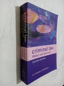 criminal law theory anddoctrine