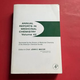 Annual Reports in Medicinal Chemistry: Volume 42