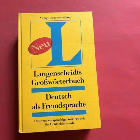 Langenscheidts Großwörterbuch Deutsch als Fremdsprache