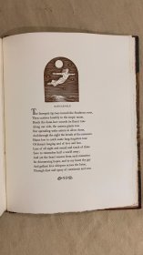 肯特签名本：Dreams and Derisions 梦想及其他    限量编号：167/200  42幅木版画插图 高档手工纸印制，洁白如新