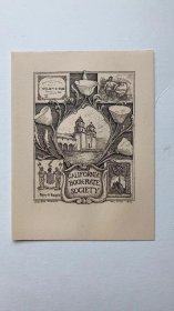 藏书票Sheldon Cheney001 California Bookplate Society